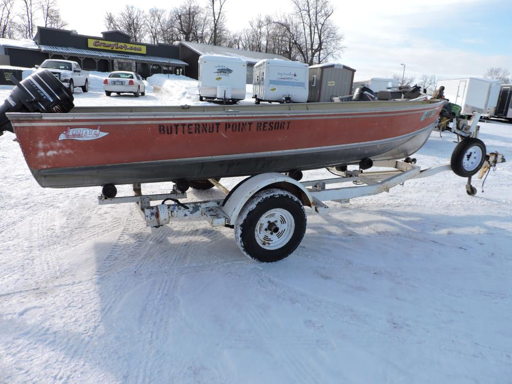 Crazy Lot View Our Recreation Item 1984 Lund fishing boat 16 ft.