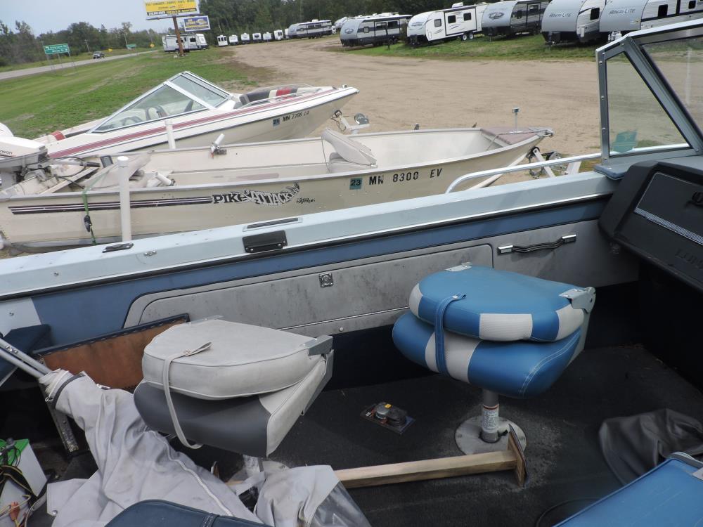 1991 Lund Tyee 1850 with shorelander trailer 